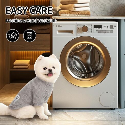Small Dog Sweater, Winter Knitted Sweatshirt for Pets & Kittens, Puppy Clothes for Chihuahua, Dachshund, Yorkie(Winter, School Red, Small) in Saudi Arabia