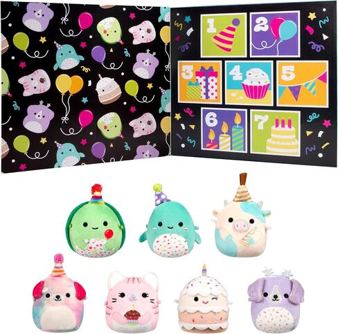 Squishmallows Original Micromallows Plush Birthday Countdown 7-Pack in Saudi Arabia
