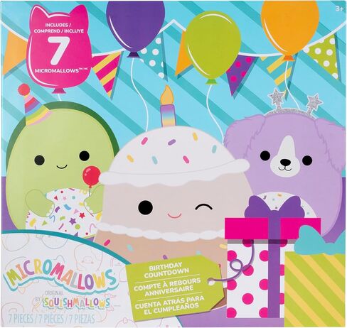 Squishmallows Original Micromallows Plush Birthday Countdown 7-Pack in Saudi Arabia