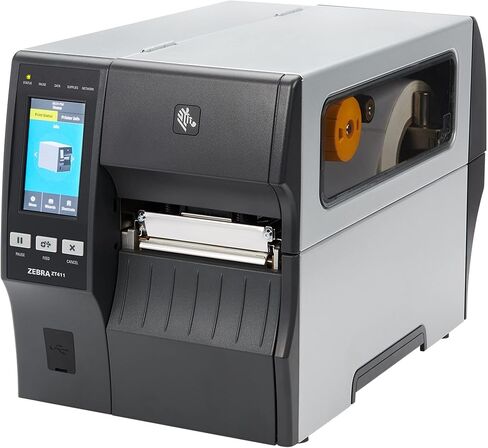 Zebra ZT411 Industrial Thermal Label Printer - USB, Ethernet, Bluetooth, Serial - 14 Inches/sec, 4-inch Print Width, LCD, 300 DPI - ZT41143-T010000Z (Renewed) in Saudi Arabia