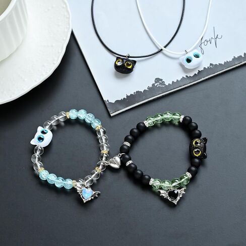Dragon Bracelet Necklace for Woman Couples Fans Movie Dragon Merch BFF Matching Bracelet Necklace Jewelry Set Gifts in Saudi Arabia