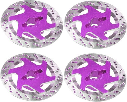 RitoeasySports RC Brake Disc ، 4pcs Aluminium Aluminy Aluminy Metal Adapter Adapter Brake Rotor for 1/10 Remote Control Car in Saudi Arabia