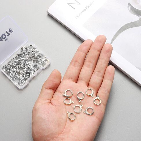 60pcs 18k مملوءة بالذهب هوب خطافات الحرك ، و hypoallergenic متدفق رافعة الذهب المقاوم الظهر السنانير السنانير earwire لإمدادات صنع المجوهرات (الذهب) in Kuwait