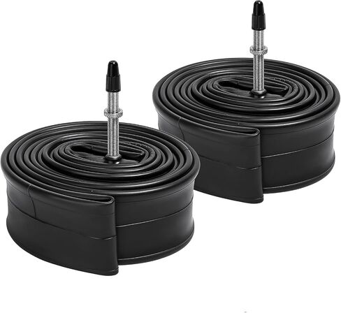 2-PCS 24" Heavy Duty Bike Tire Tubes 24x1.75/2.25 FV33MM Presta Valve 24 Bicycle Inner Tubes Compatible with 24x1.75 24x1.95 24x2.10 24x2.125 24x2.20 24x2.25 Tires Tubes in Saudi Arabia
