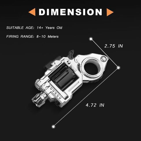 Toys Toys البالغين GUNNER GUN: Premium Metal Fidget Spinner للبالغين ، ومحسّن للتخفيف من الإجهاد الصامت والتركيز للمكتب والألعاب والسفر (الذهبي والمتوسط) in Saudi Arabia