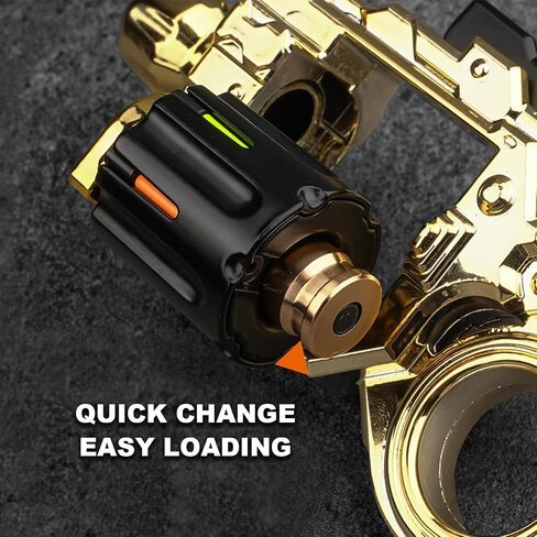 Toys Toys البالغين GUNNER GUN: Premium Metal Fidget Spinner للبالغين ، ومحسّن للتخفيف من الإجهاد الصامت والتركيز للمكتب والألعاب والسفر (الذهبي والمتوسط) in Saudi Arabia
