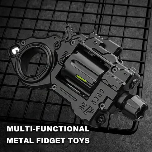 Toys Toys البالغين GUNNER GUN: Premium Metal Fidget Spinner للبالغين ، ومحسّن للتخفيف من الإجهاد الصامت والتركيز للمكتب والألعاب والسفر (الذهبي والمتوسط) in Saudi Arabia