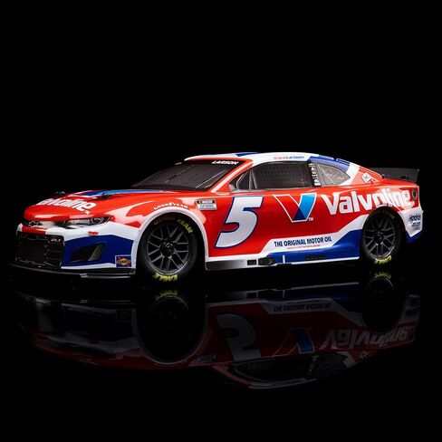 LOSI 1/12 NASCAR RC RACE CAR KYLE LARSON NO. 5 2025 VALVOLINE CHEVROLET ZL1 2S AWD RTR على الطريق والبطارية وشاحن شملت LOS1122505 الأحمر LOS1122505 in Saudi Arabia