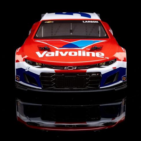 LOSI 1/12 NASCAR RC RACE CAR KYLE LARSON NO. 5 2025 VALVOLINE CHEVROLET ZL1 2S AWD RTR على الطريق والبطارية وشاحن شملت LOS1122505 الأحمر LOS1122505 in Saudi Arabia