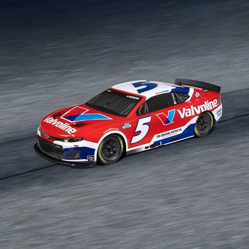 LOSI 1/12 NASCAR RC RACE CAR KYLE LARSON NO. 5 2025 VALVOLINE CHEVROLET ZL1 2S AWD RTR على الطريق والبطارية وشاحن شملت LOS1122505 الأحمر LOS1122505 in Saudi Arabia