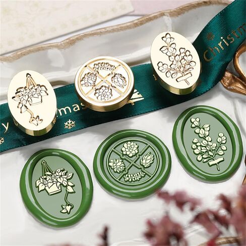 Butterfly & Moon Wax Seal Seal Head عتيقة النحاس مع مقبض الخشب لأظرف دعوة الزفاف in Kuwait