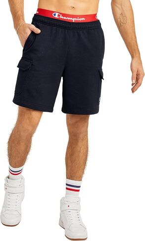 Champion Men's Cargo Shorts, Powerblend, Shorts for Men, Comfortable Cargo Shorts for Men, 8" in Saudi Arabia