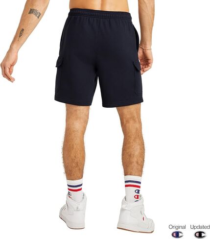 Champion Men's Cargo Shorts, Powerblend, Shorts for Men, Comfortable Cargo Shorts for Men, 8" in Saudi Arabia