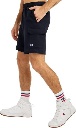 Champion Men's Cargo Shorts, Powerblend, Shorts for Men, Comfortable Cargo Shorts for Men, 8" in Saudi Arabia