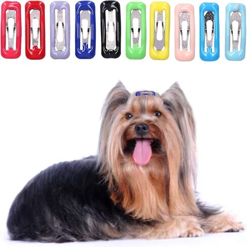 50 PCS Dog Hair Clips ، Multicolor Dog Barrettes for Drash Dogs Hair ، Pet Hair Barrettes Grooming Hairpin Association for Dogs Cats Puppy Bunny Chinchilla Guina Pig in Saudi Arabia