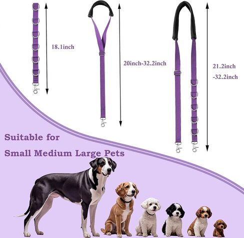 Pet Grooming Loop and Belly Strap for Dogs with Extension Strap, Nylon Restraint Noose Adjustable Slip Rope Dog Grooming Supplies for Dog Grooming Arm and Pet Grooming Table - 3 Pack in Saudi Arabia