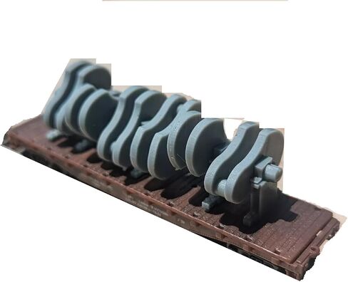N Scale Ship CamShaft Flat Car Load N9008 in Saudi Arabia