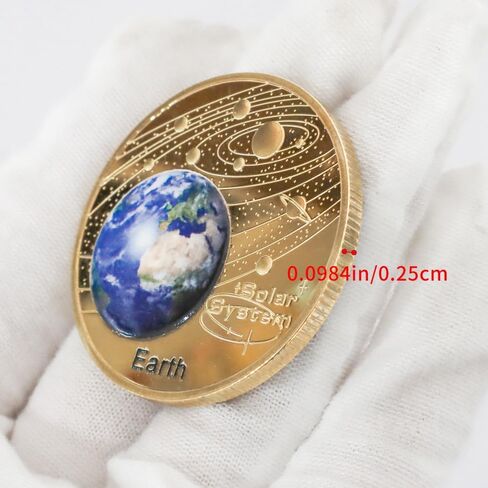 مجموعة عملة Solar System Coin 10 عملات معدنية تضم الكواكب والشمس - مجموعة عملة الفضاء والكوكب in Kuwait