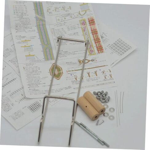 Homoyoyo Metal Frame Bead Loom Loom Device Simple Weaving Device لأحزمة قلادات المجوهر in Saudi Arabia