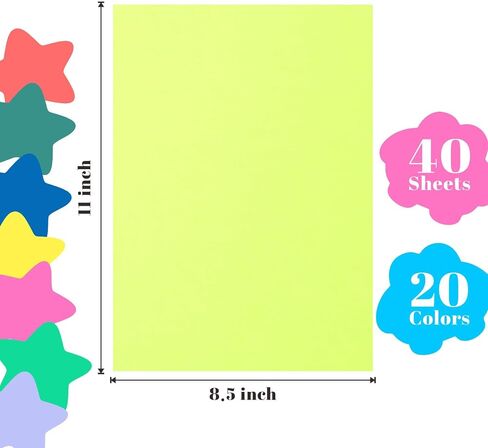 40 حزمة Cream Cover Cover Cardstock ، 8.5 × 11 بوصة ، 180 GSM / 65 رطل ورقة سميكة ، خالية من الأحماض وخالية من الطابعات ، للدعوات ، الشهادات ، الزفاف ، بطاقات DIY ، سجلات القصاصات واستخدام المكتب in Kuwait