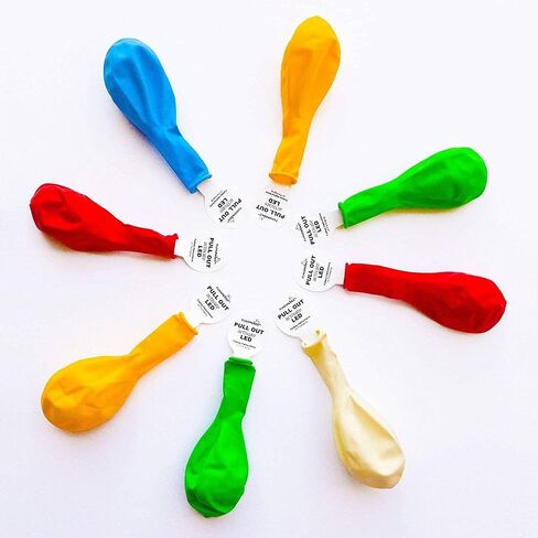 20 LED LED APT BALOONS ، 12 بوصة البالونات النيون المختلطة وميض تدوم 24 ساعة توهج في الظلام لتوهج عيد ميلاد يفضل الإمدادات الزفاف هالوين ديكورات عيد الميلاد in Saudi Arabia