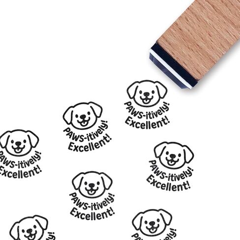 Dog Teacher Rubber Stamp, 3/5 Inch Small Mini Stamp for Scrapbooking Card Making Planner in Saudi Arabia