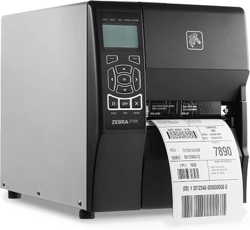 Zebra ZT230 Industrial Label Printer - Ethernet, Serial, USB - 4" Print Width, 203dpi, 6 Inches/sec, LCD - Thermal Transfer and Direct Thermal (Supports Both) (Renewed) in Saudi Arabia