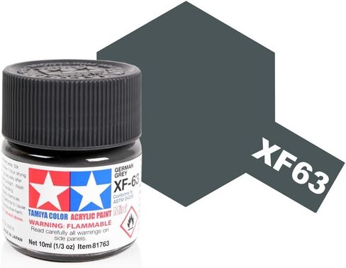 TAMIYA Acrylic Mini XF63 German Grey TAM81763 Plastics Paint Acrylic in Saudi Arabia