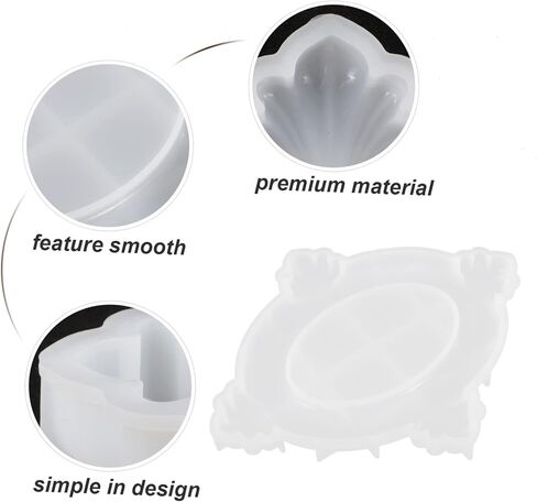 Style Silicone Picture Frame Mold for Crafts Creative Photo Display Multi-Functional Frame for Epoxy and Polymer Projects for Handmade Decor in Saudi Arabia