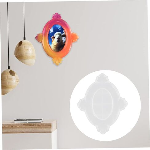 Style Silicone Picture Frame Mold for Crafts Creative Photo Display Multi-Functional Frame for Epoxy and Polymer Projects for Handmade Decor in Saudi Arabia