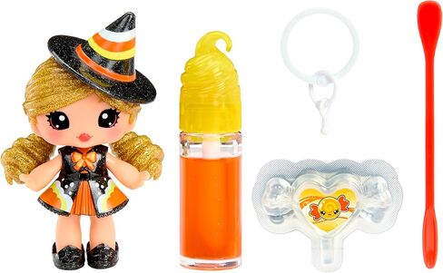 Yummiland x Halloween Lip Gloss Doll - Cassie Treats Includes DIY Lip Gloss + Keychain, Cosmetic Play, Seasonal Halloween Collectible, Ages 4+ in Saudi Arabia