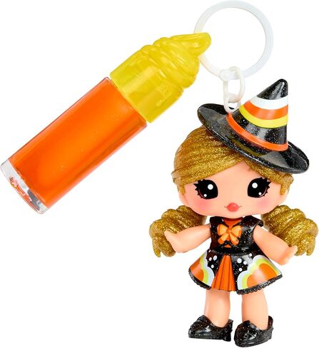 Yummiland x Halloween Lip Gloss Doll - Cassie Treats Includes DIY Lip Gloss + Keychain, Cosmetic Play, Seasonal Halloween Collectible, Ages 4+ in Saudi Arabia