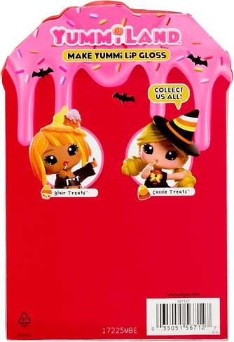 Yummiland x Halloween Lip Gloss Doll - Cassie Treats Includes DIY Lip Gloss + Keychain, Cosmetic Play, Seasonal Halloween Collectible, Ages 4+ in Saudi Arabia