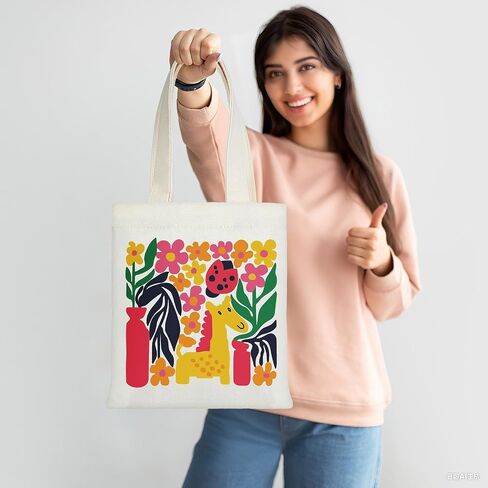 aliceset 16 pcs ملون حقيبتك الخاصة رسومات الشعار المبتكرة لطلاء Craft Ocean Boho Boho Cotton Mini Bag for DIY in Kuwait