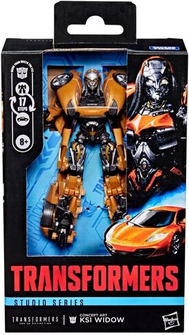 سلسلة Transformers Studio Age of Entinction Deluxe Class Classe Art KSI أرملة ، الشكل 4.5 بوصة ، ألعاب الروبوت للأعمار 8+ in Kuwait