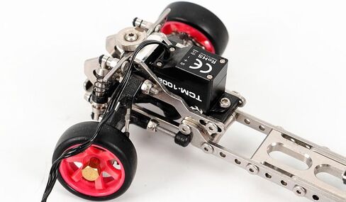 Torq 9G micro قابلة للبرمجة مع حالة الألومنيوم ومعدات التيتانيوم ل 1/28 مقياس RC DRIFT ، سيارة سباق - سيارة التحكم عن بعد ، RC CAR ترقية Servo in Kuwait