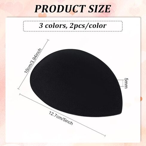 FINGERINSPIRE 6 Pcs 3 Colors Teardrop Fascinator Hats: EVA Sinamay bases for DIY Party & Wedding Hats in Saudi Arabia