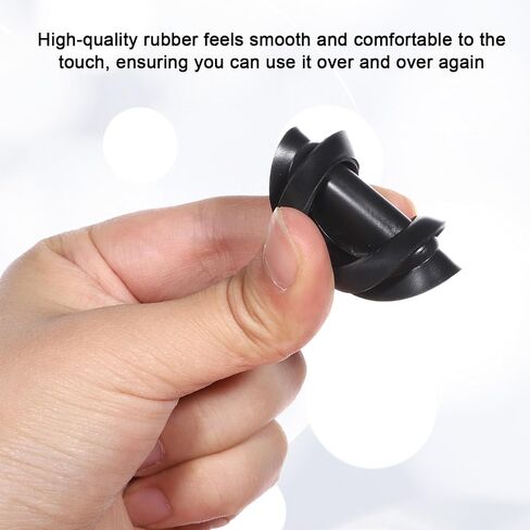 20 Pcs Piggy Bank Stopper Replacement, Round Piggy Bank Stopper Cover Rubber Saving Box Stoppers Piggys Banks Stoppers Saving Box Plugs(5 Sizes,Black) in Saudi Arabia