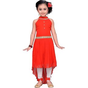 ADIVA Girls High Low Dress for Kids