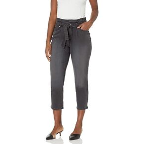 Gloria Vanderbilt Women's Paperbag Straight Leg Cropped Jean in Kuwait