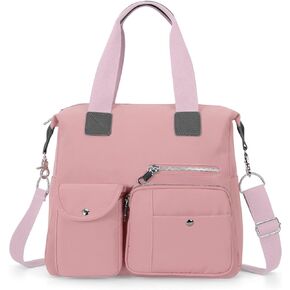 Women's Crossbody Bag Shoulder Tote Bags with Adjustable Wide Strap Multifunctional Waterproof Hobos w/Top-Handles