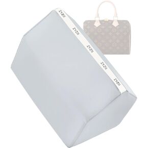 Purse Pillow for LV Speedy Nano16/20/25/30/35/45,Memory Foam Shaper Insert,Silky Bag Pillow for Luxury Handbag Tote(Speedy25,Champagne)