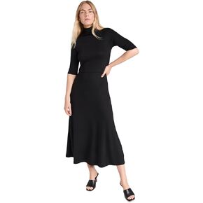 Vince Women's Elbow Sleeve Turtleneck Dress