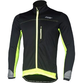 bpbtti Men’s Softshell Cycling Running Thermal Jacket Proformance Coat for Winter – Windproof, Breathable and Reflective