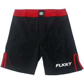 FLKKY MMA BJJ Cross Fight Shorts, BJJ Shorts No Gi Grappling Boxing Shorts Jiu Jitsu Shorts Training Workout Gym Shorts