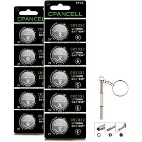 CR2032 3V Lithium Batteries High Capacity Battery (5 Count