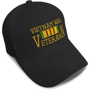 Speedy Pros Baseball Cap Vietnam Veteran War A Embroidery Acrylic Dad Hats for Men & Women
