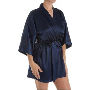 Shadowline Womens Satin Wrap Robe