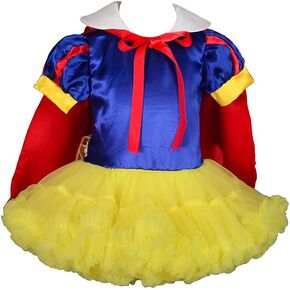 Dressy Daisy Baby-Girls' Princess Costume Halloween Xmas Fancy Party Tutu Dresses with Cape Size 12-24 Months