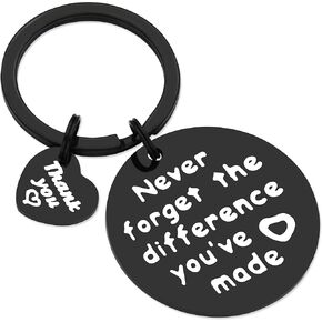 Appreciation Gifts for Teacher Coach Never Forget The Difference You've Made Coworker Leaving Gift Thank You Gift